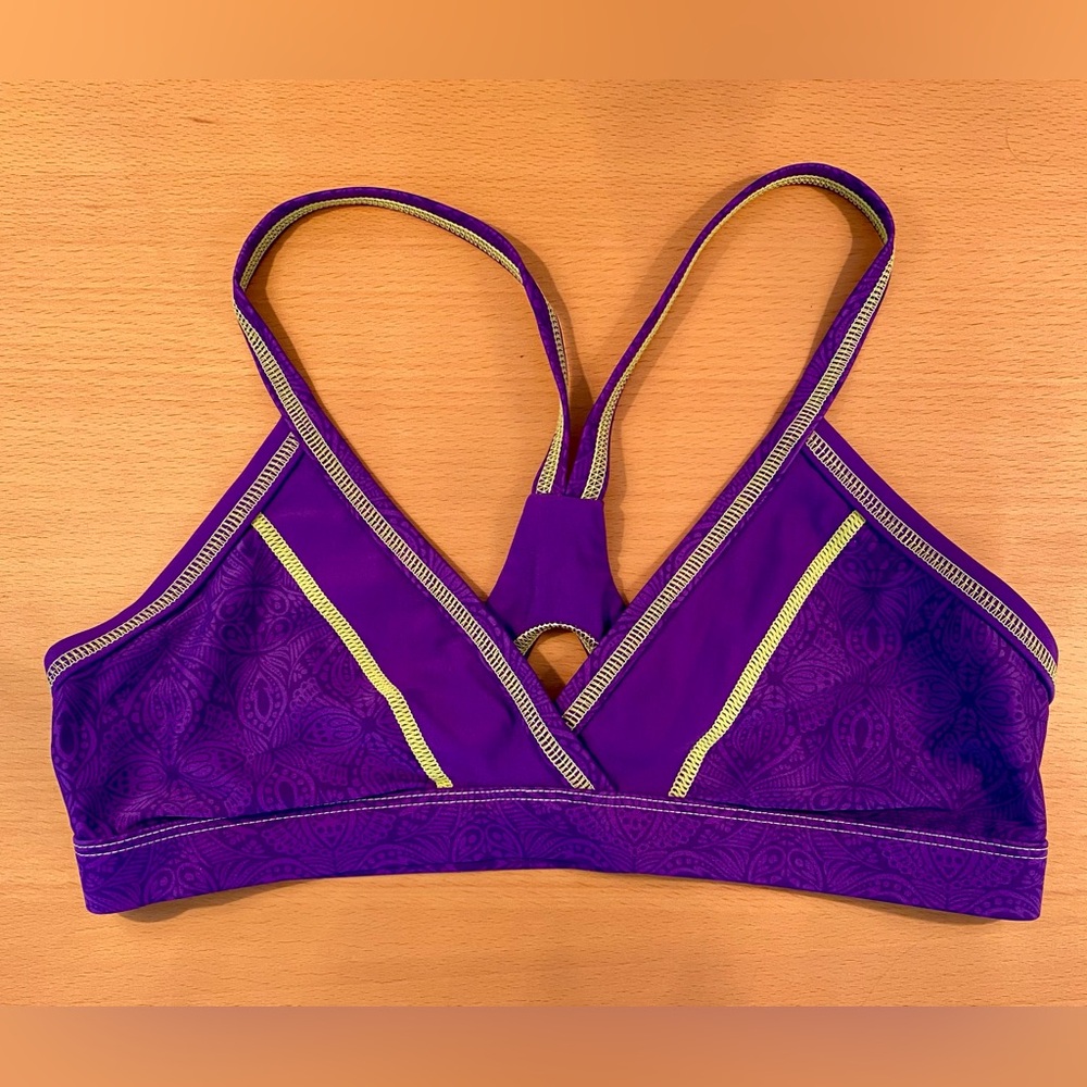 Athleta Purple Bathing Suit Top
